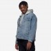 Unisex Sherpa Denim Jacket | Threadfast Apparel 372J